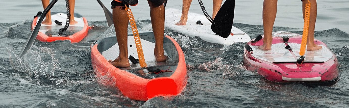 Paddleboarding on Sand Hollow Reservoir — water recreation minutes from Sand Hollow Resort vacation rentals in Southern Utah