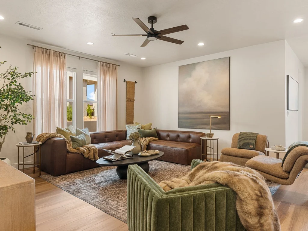 Living Area at Desert Isle
