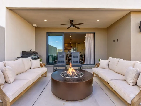 Fire Pit at Desert Isle